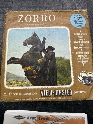 Vintage 1958 walt disney zorro - disney,