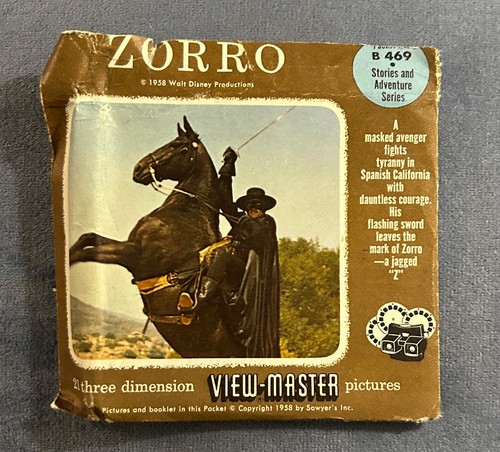 Walt disney zorro view master - zorro,